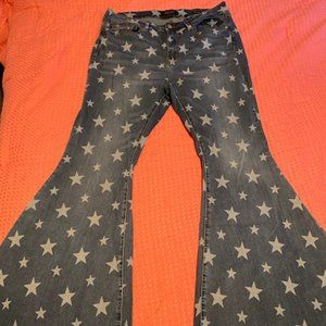 Bell Bottom Star Jeans